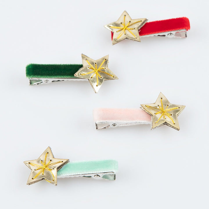 Meri Meri - Gold Star Hair Clips