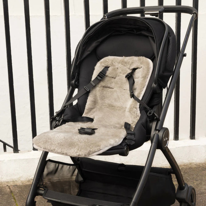 Naturally Sheepskins - Sheepskin Pram Liner - Original Grey