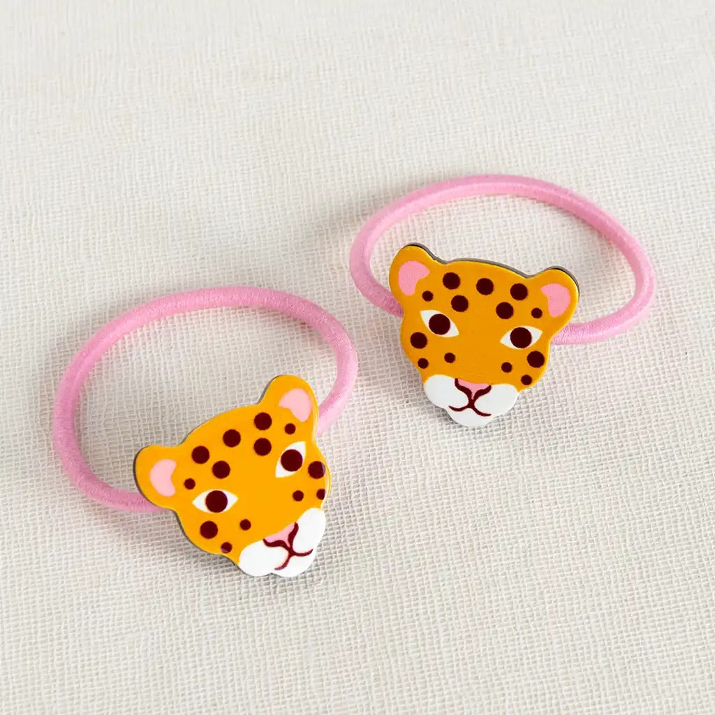 Rex London - Leopard Hair Tie (Set of 2) - Wild Wonders