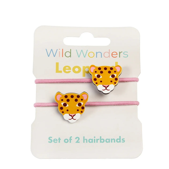 Rex London - Leopard Hair Tie (Set of 2) - Wild Wonders