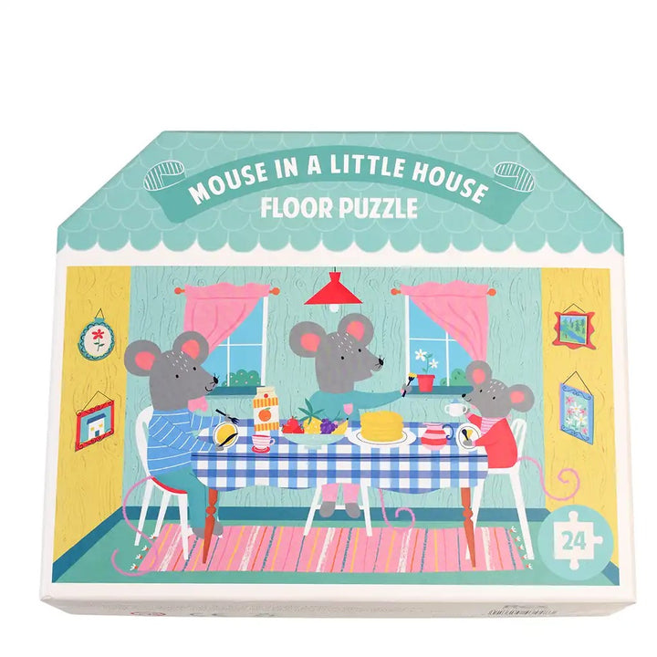 Rex London - 24 Piece Floor Puzzle - Mouse In A House