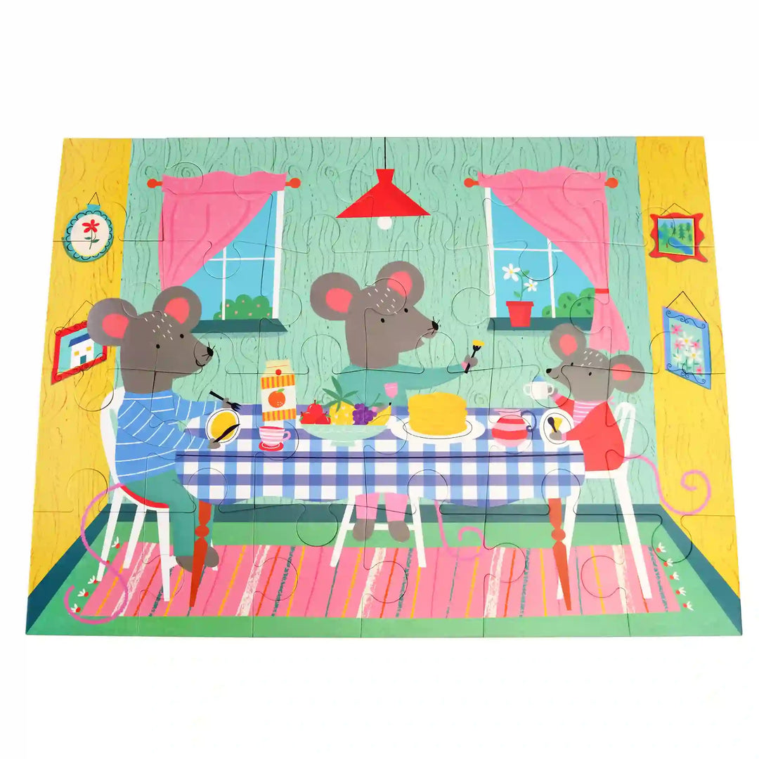 Rex London - 24 Piece Floor Puzzle - Mouse In A House