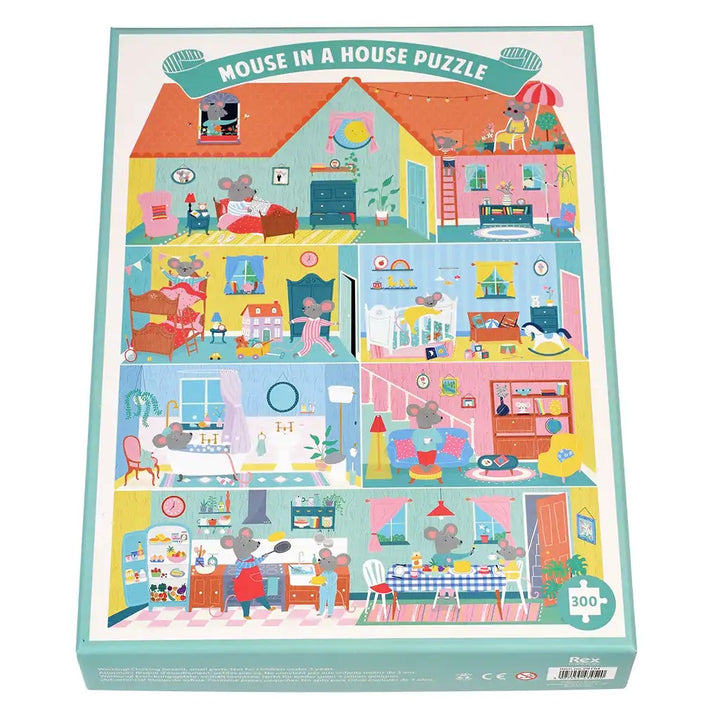 Rex London - 300 Piece Jigsaw Puzzle - Mouse in a House