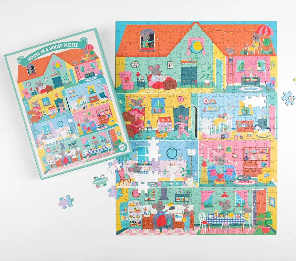 Rex London - 300 Piece Jigsaw Puzzle - Mouse in a House