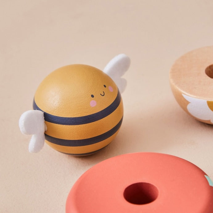 Just Bee Kids - Wooden Bee Stacking Toy