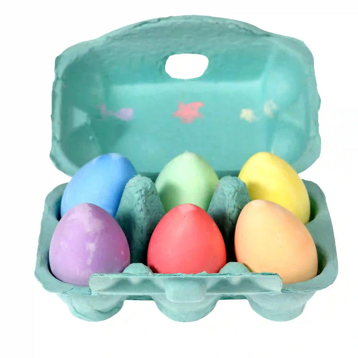 Rex London - Six Coloured Chalk Eggs