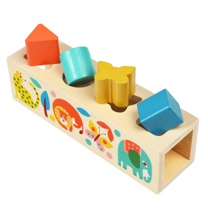 Rex London - Wooden Shape Sorter - Wild Wonders - Mabel & Fox