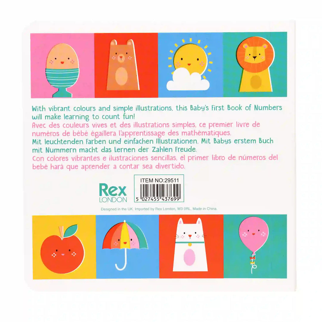 Rex London - Baby's First Numbers Book