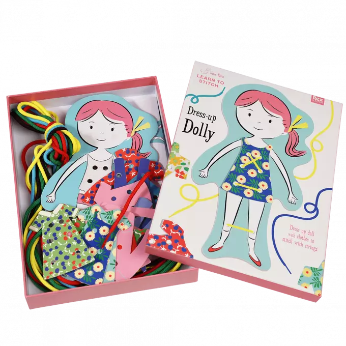 Rex London - Learn to Stitch - Dress-up Dolly