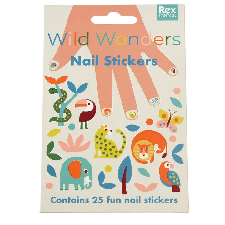 Rex London - Children's Nail Stickers - Wild Wonders