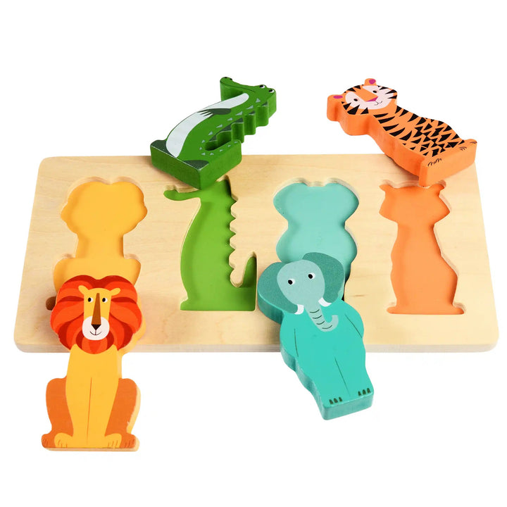 Rex London - Wooden puzzle - Colourful Creatures