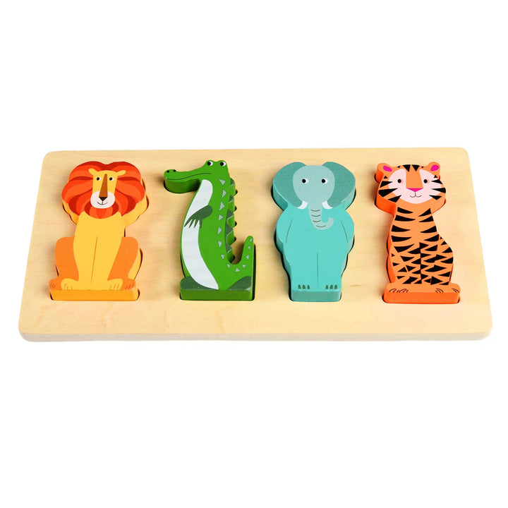 Rex London - Wooden puzzle - Colourful Creatures