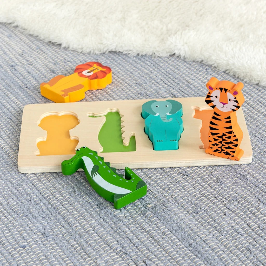 Rex London - Wooden puzzle - Colourful Creatures