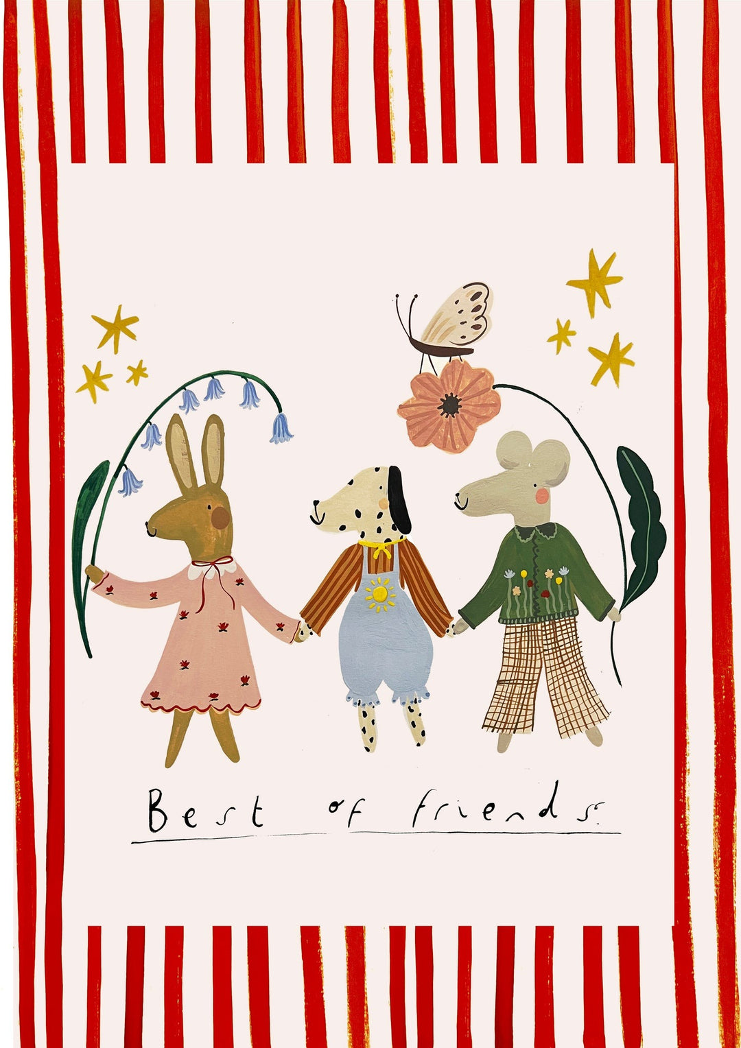 Yaya Studio - Art Print - Best Of Friends - Mabel & Fox