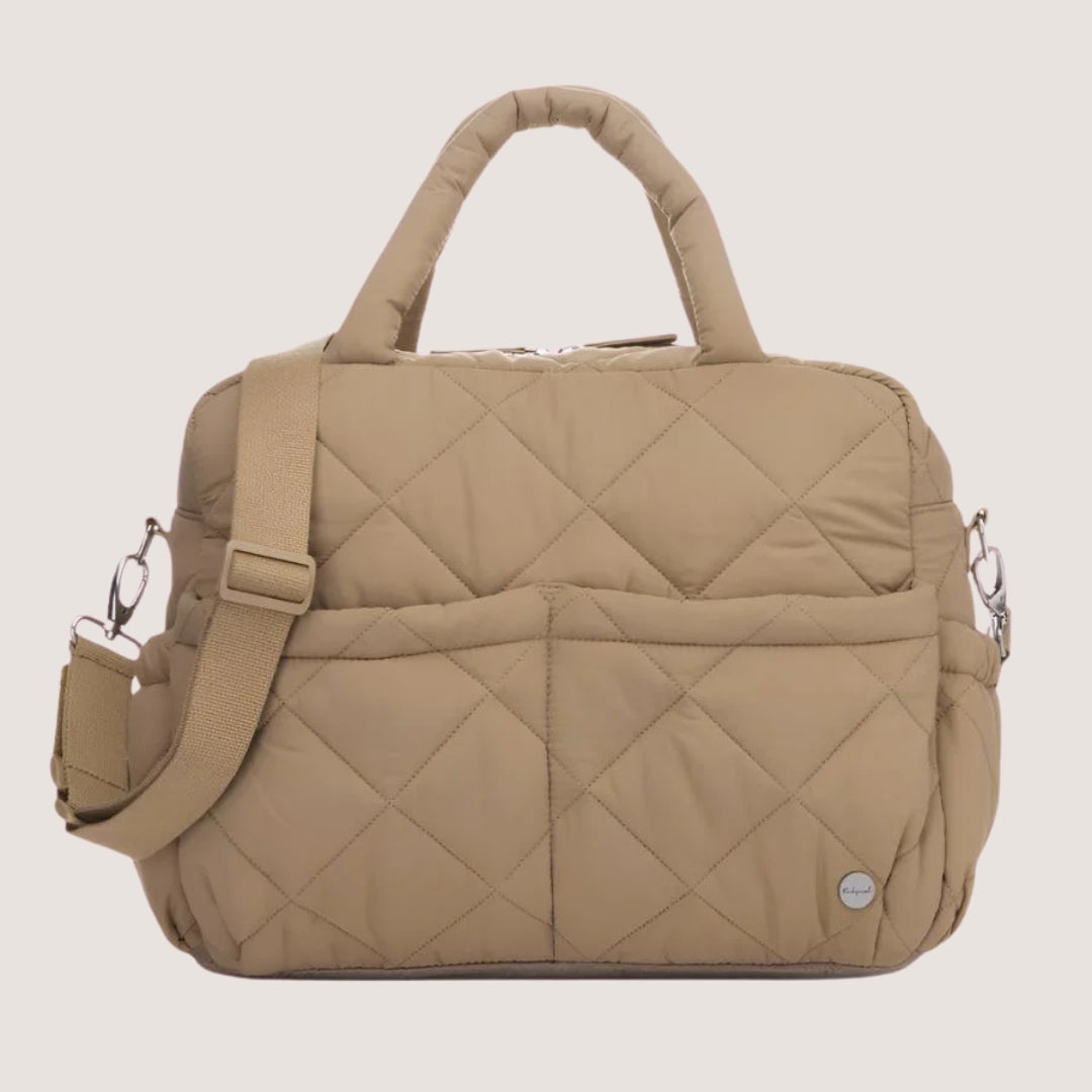 Babymel - Willow Convertible Changing Bag - Oat - Mabel & Fox