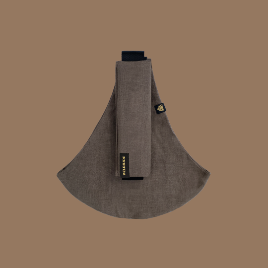 Wildride - Toddler Carrier - Brown Linen - Mabel & Fox