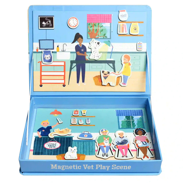 Rex London - Magnetic Vet Play Scene Set - (75 Pieces)