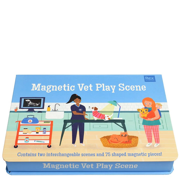 Rex London - Magnetic Vet Play Scene Set - (75 Pieces)