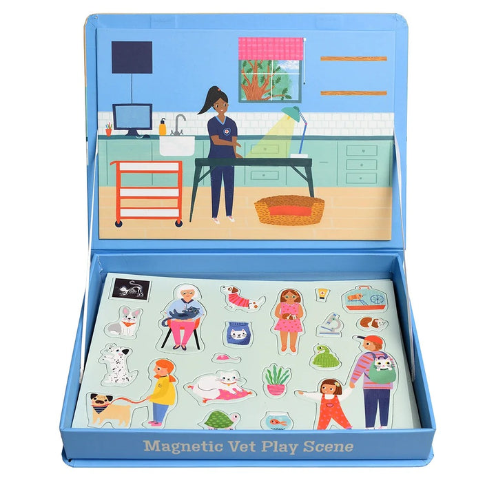 Rex London - Magnetic Vet Play Scene Set - (75 Pieces)