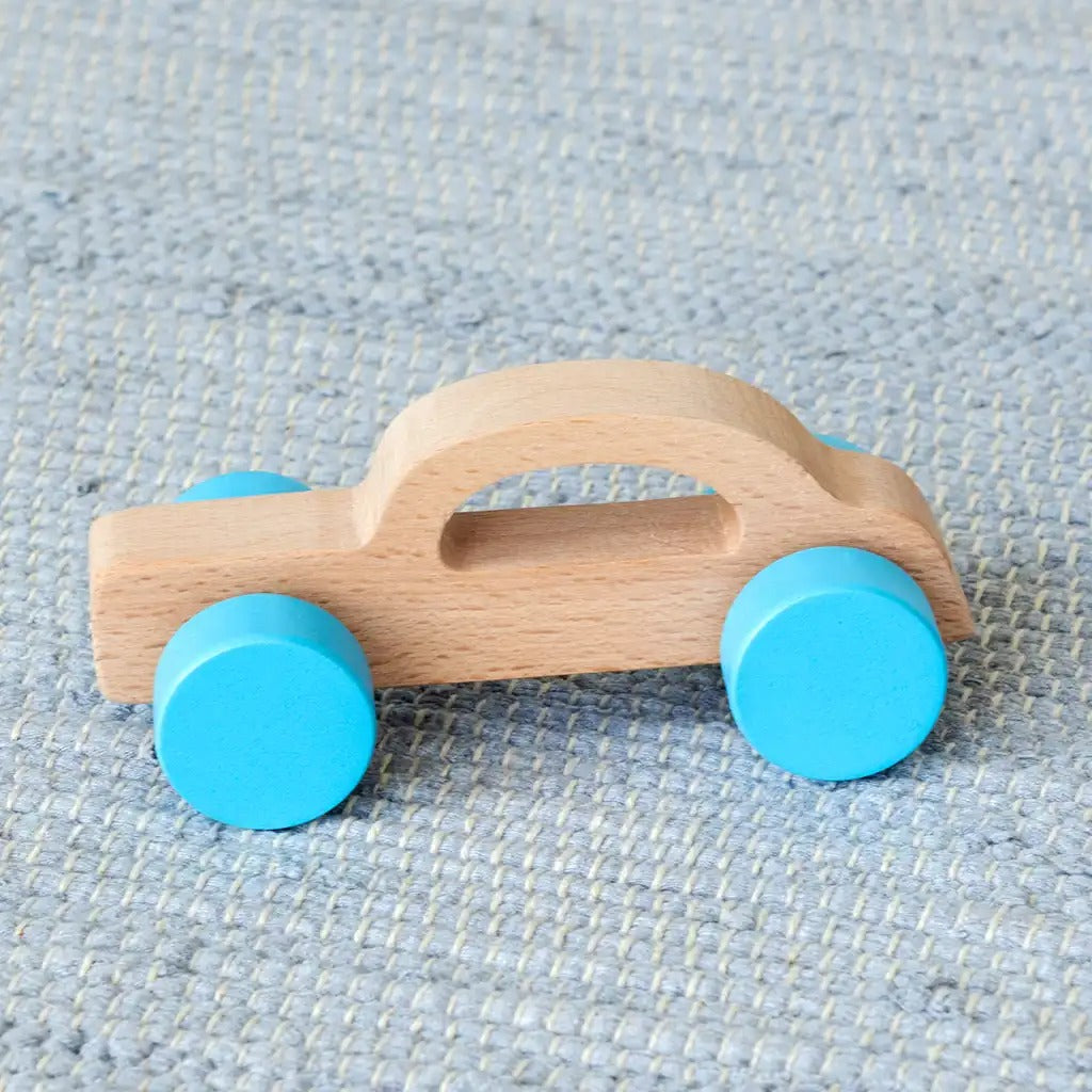 Rex London - Wooden Push Along Toy - Car