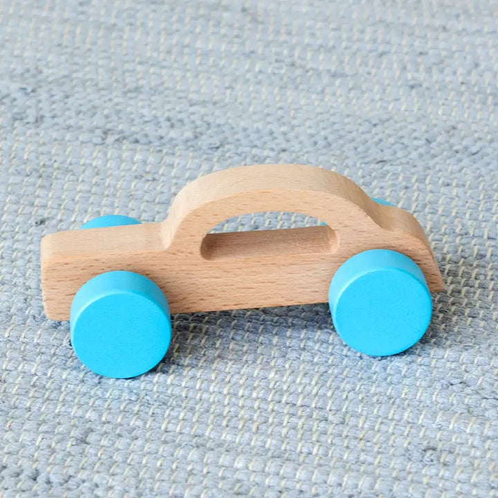 Rex London - Wooden Push Along Toy - Car