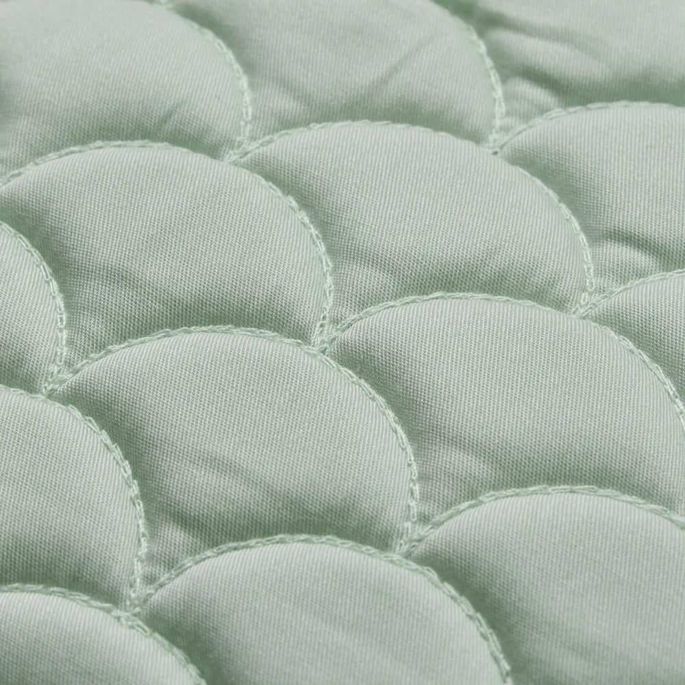 Cam Cam Copenhagen - Quilted Changing Mat  - Green Leaves