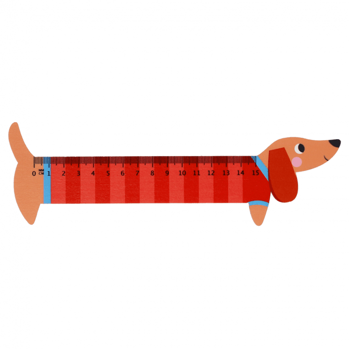 Rex London - Wooden ruler - Sausage Dog