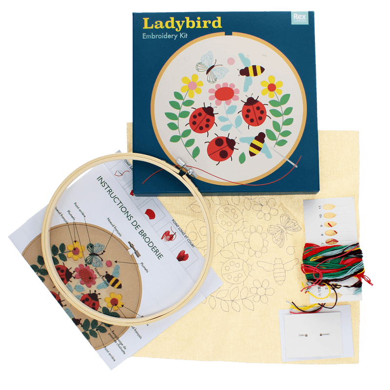 Gainsborough Giftware - Embroidery Kit - Ladybird