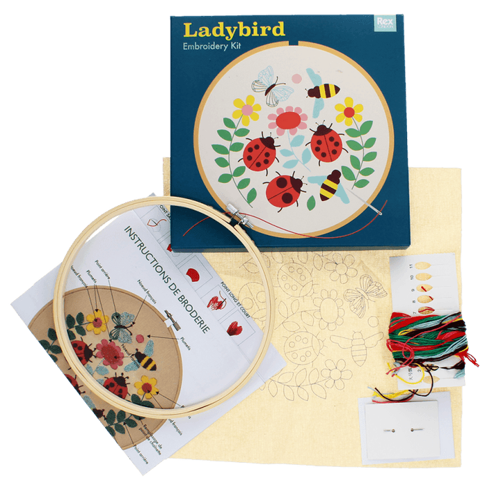 Gainsborough Giftware - Embroidery Kit - Ladybird