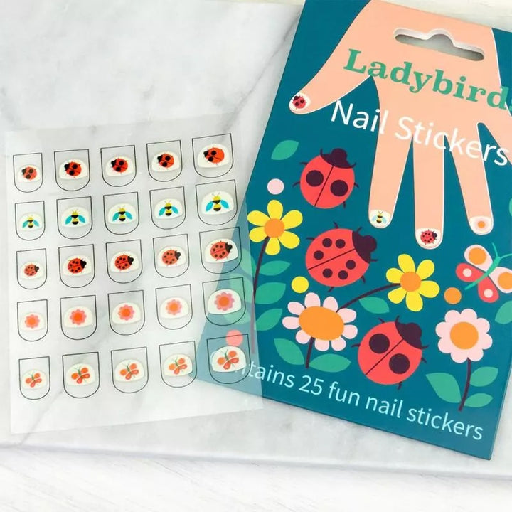 Rex London - Children's Nail Stickers - Ladybird