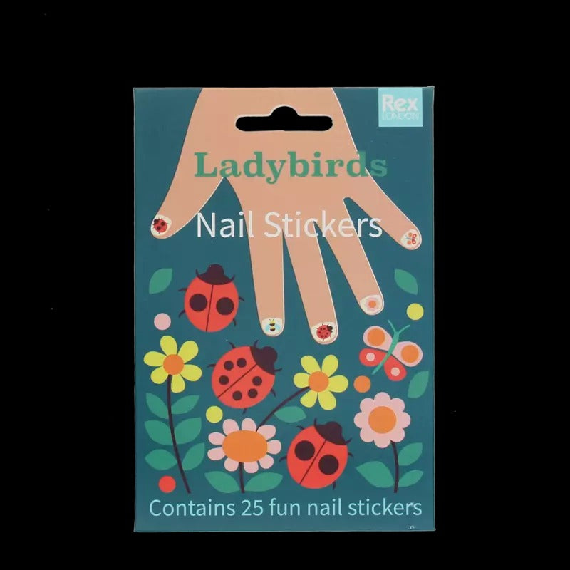 Rex London - Children's Nail Stickers - Ladybird