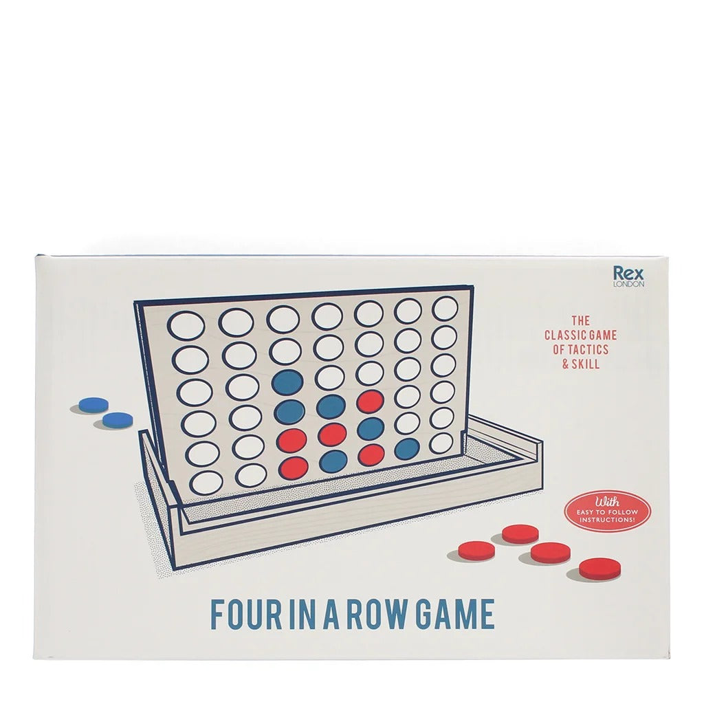 Rex London - Wooden Four In A Row Game Set