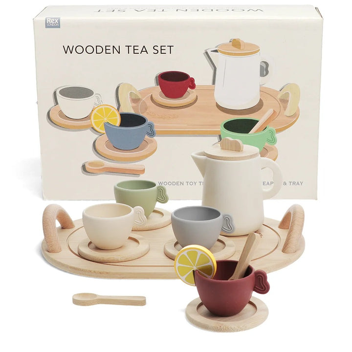 Rex London - Wooden Toy Tea Playset