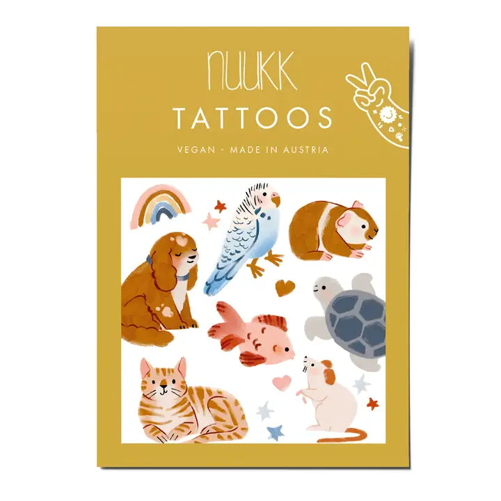 Nuukk - Temporary Organic Tattoo Sheets - Pets