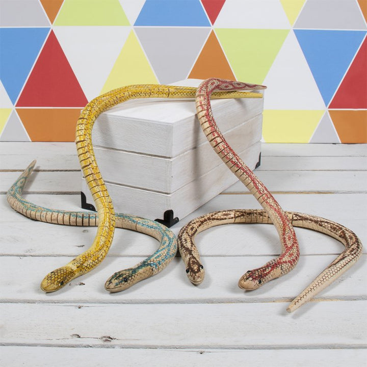 Gainsborough Giftware - Retro Wooden Snake - Assorted Colours