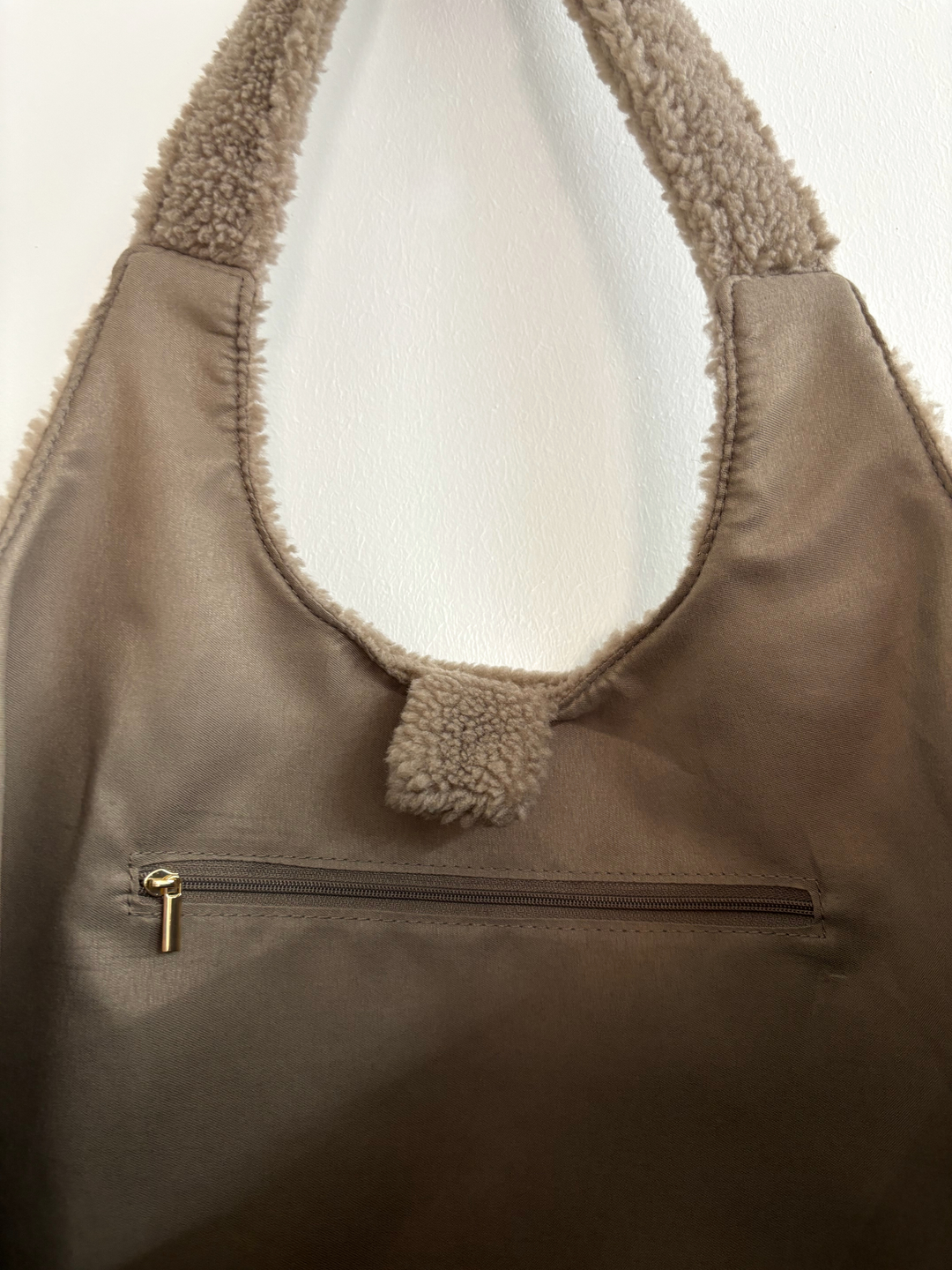 Mabel & Fox - Teddy Tote Bag - Ash Brown - Mabel & Fox