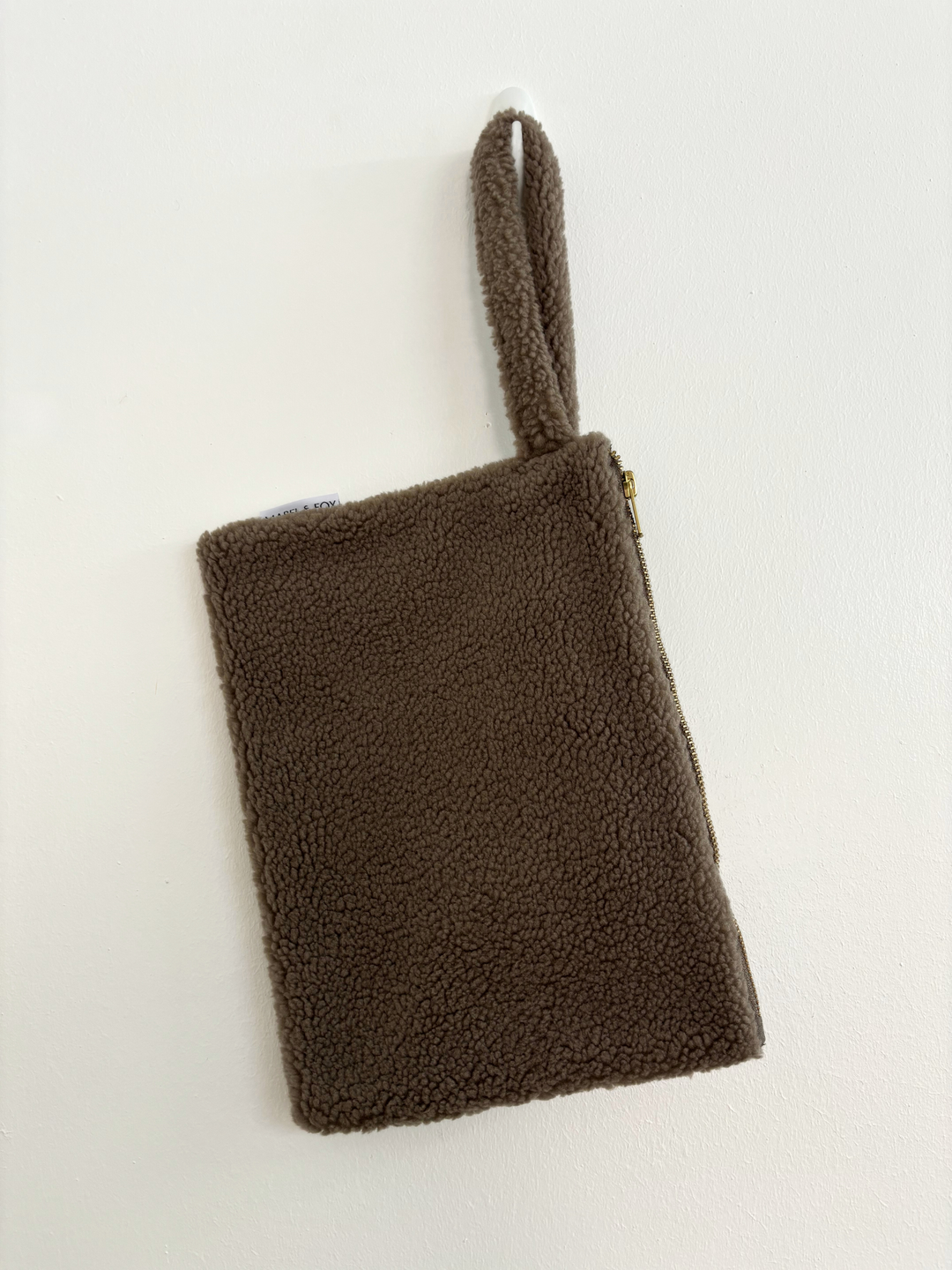 Mabel & Fox - Teddy Pouch - Ash Brown