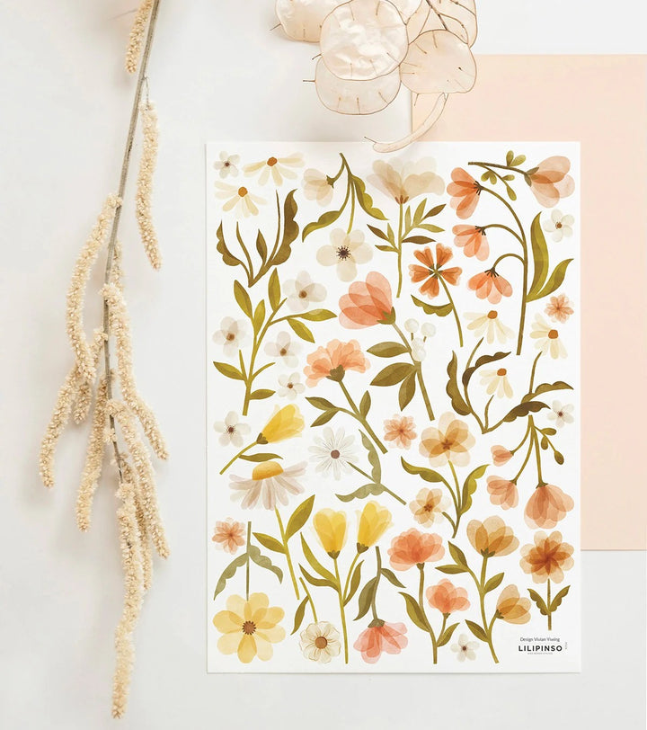 Lilipinso - Wall Decals - Vintage Flowers