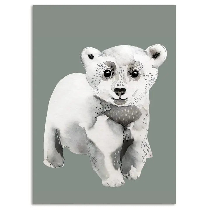 Nuukk - Postcard - Polar Bear - Mabel & Fox