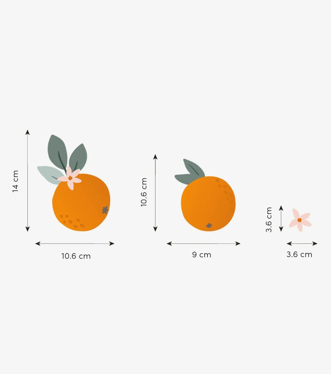 Lilipinso - Wall Decals - Oranges