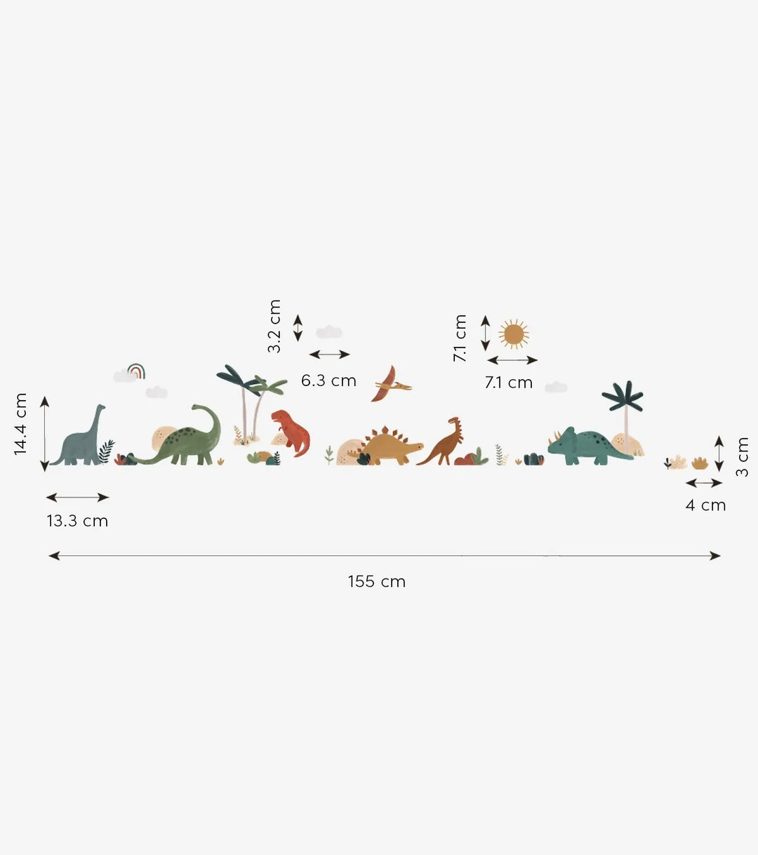 Lilipinso - Wall Decals - Dinosaurs