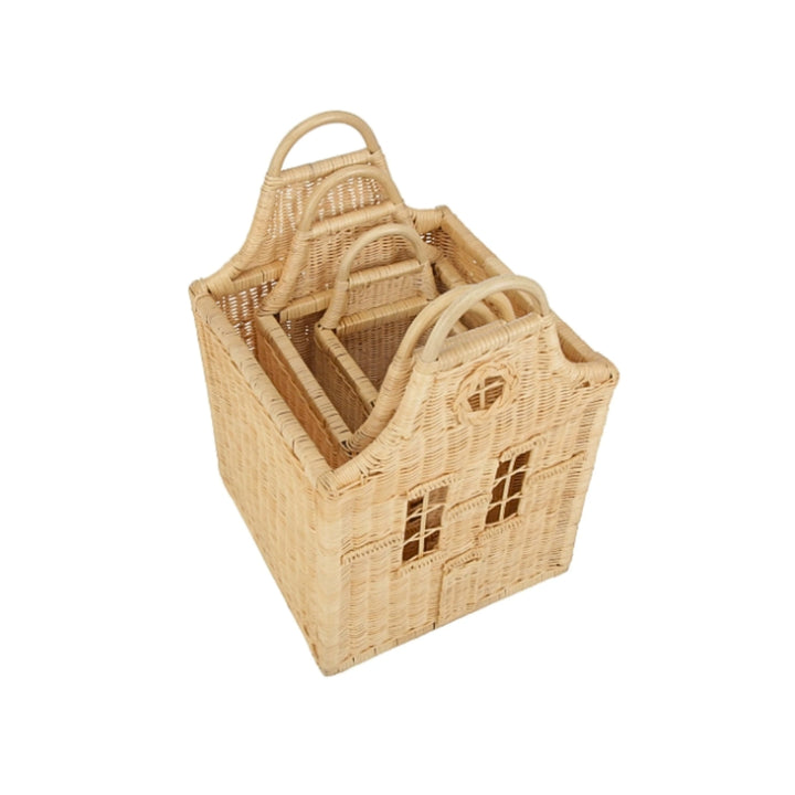 CuddleCo - Dutch House Storage Baskets - Set of 3 - Mabel & Fox