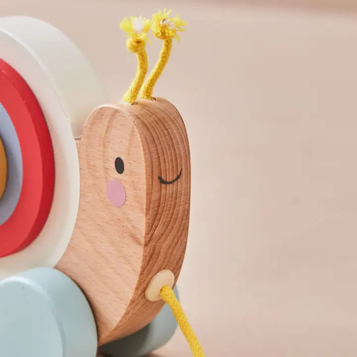 Just Bee Kids - Wooden Pull Along Snail