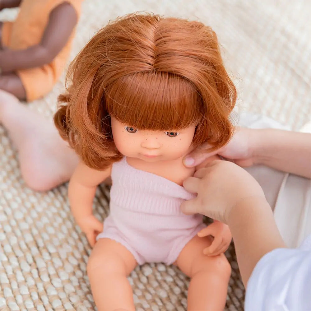 Miniland - Doll - Redhead Girl