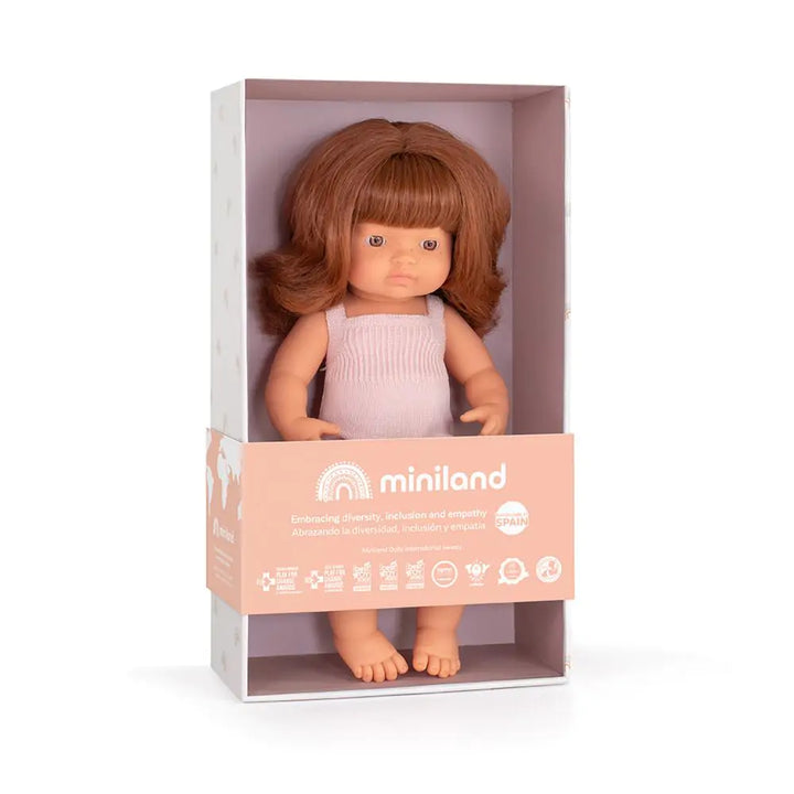 Miniland - Doll - Redhead Girl