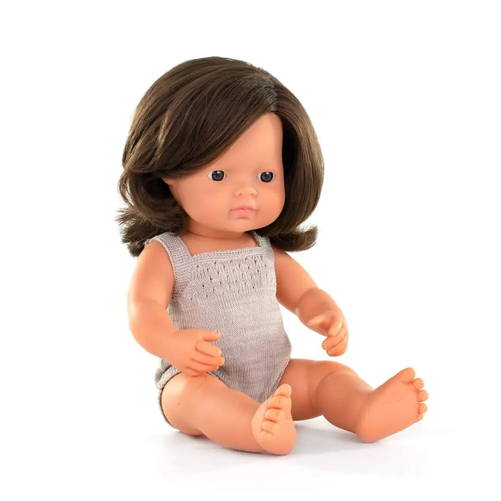 Miniland - Doll - Brunette Girl