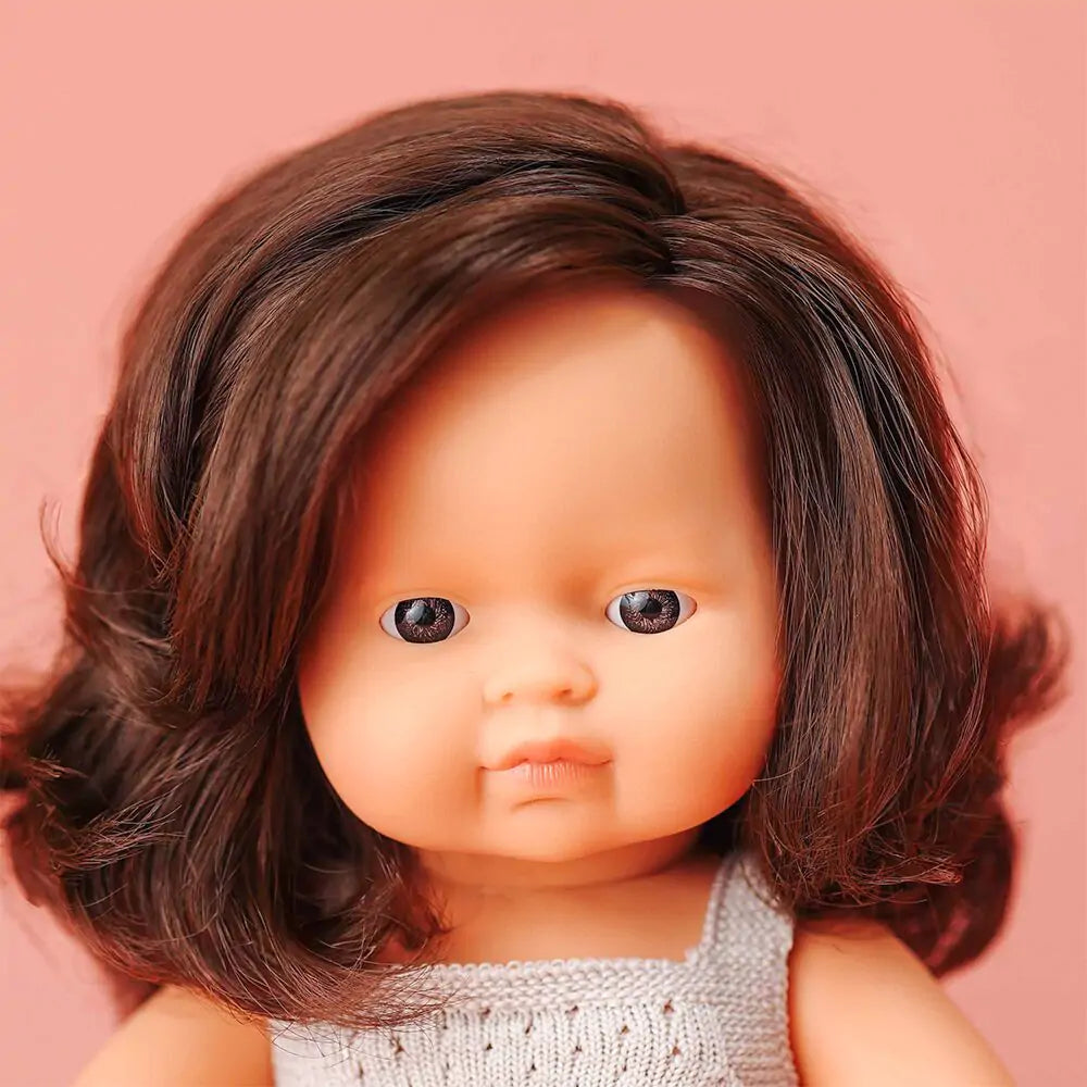 Miniland - Doll - Brunette Girl