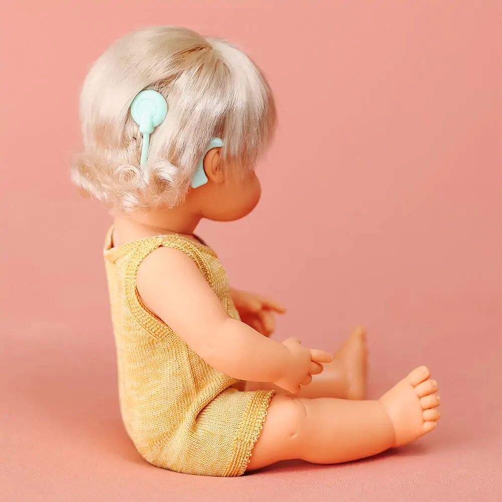 Miniland - Doll - Caucasian Girl Hearing Implant