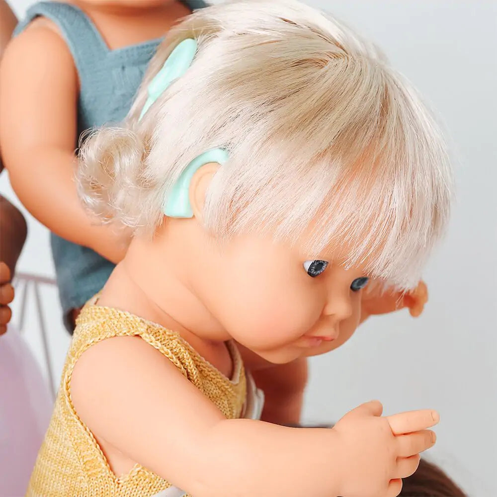 Miniland - Doll - Caucasian Girl Hearing Implant