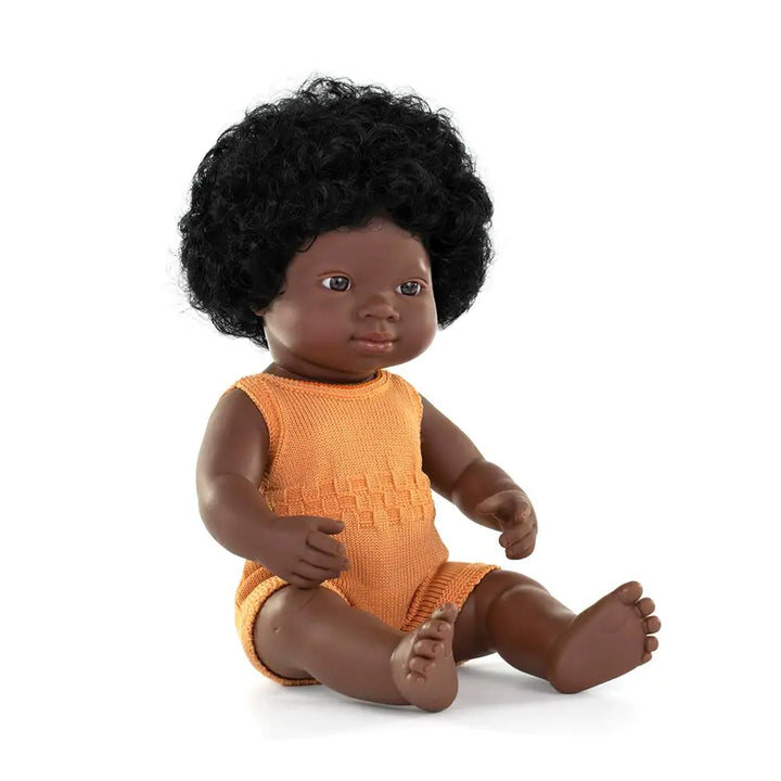 Miniland - Doll - African Girl